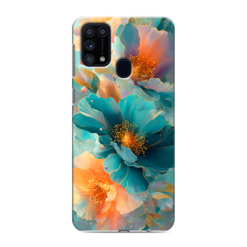 Силиконовый чехол на Samsung Galaxy M31 с принтом Цветы Силиконовый чехол на Samsung Galaxy M31 с принтом Цветы