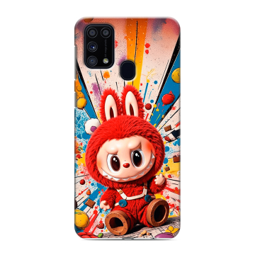 Силиконовый чехол на Samsung Galaxy M31 с принтом Labubu Лабубу Силиконовый чехол на Samsung Galaxy M31 с принтом Labubu Лабубу