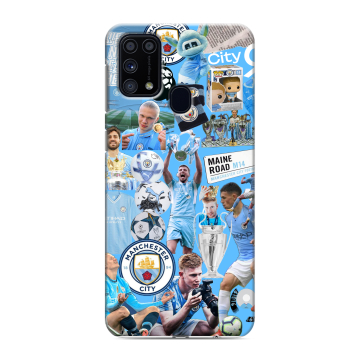 Силиконовый чехол на Samsung Galaxy M31 с принтом Man City Манчестер Сити Силиконовый чехол на Samsung Galaxy M31 с принтом Man City Манчестер Сити