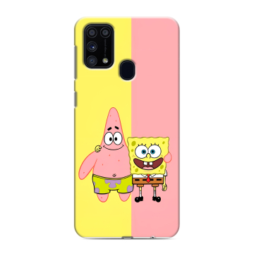 Силиконовый чехол на Samsung Galaxy M31 с принтом Спанч боб Спанчбоб Силиконовый чехол на Samsung Galaxy M31 с принтом Спанч боб Спанчбоб