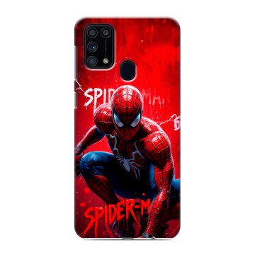 Силиконовый чехол на Samsung Galaxy M31 с принтом Spiderman Человек паук Силиконовый чехол на Samsung Galaxy M31 с принтом Spiderman Человек паук