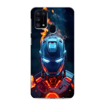 Силиконовый чехол на Samsung Galaxy M31 с принтом IronMan Железный человек Силиконовый чехол на Samsung Galaxy M31 с принтом IronMan Железный человек