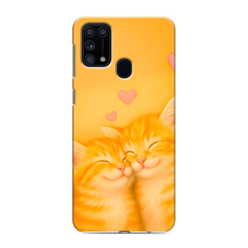 Силиконовый чехол на Samsung Galaxy M31 с принтом Милые котята Силиконовый чехол на Samsung Galaxy M31 с принтом Милые котята