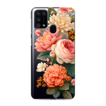 Силиконовый чехол на Samsung Galaxy M31 с принтом цветы Силиконовый чехол на Samsung Galaxy M31 с принтом цветы