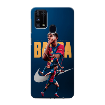Силиконовый чехол на Samsung Galaxy M31 с принтом Барселона Barca Yamal Силиконовый чехол на Samsung Galaxy M31 с принтом Барселона Barca Yamal