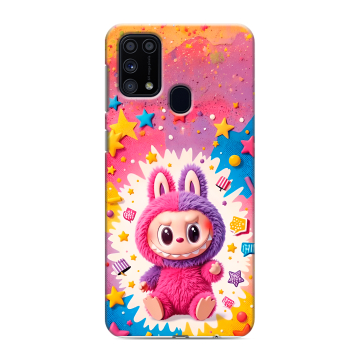 Силиконовый чехол на Samsung Galaxy M31 с принтом Labubu Лабубу Силиконовый чехол на Samsung Galaxy M31 с принтом Labubu Лабубу