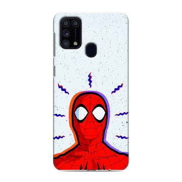 Силиконовый чехол на Samsung Galaxy M31 с принтом Spiderman Человек паук Силиконовый чехол на Samsung Galaxy M31 с принтом Spiderman Человек паук