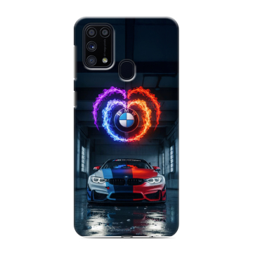 Силиконовый чехол на Samsung Galaxy M31 с принтом BMW БМВ Силиконовый чехол на Samsung Galaxy M31 с принтом BMW БМВ