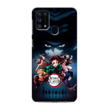 Силиконовый чехол на Samsung Galaxy M31 с принтом Demon Slayer Клинок рассекающий демонов Силиконовый чехол на Samsung Galaxy M31 с принтом Demon Slayer Клинок рассекающий демонов