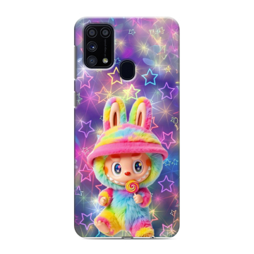 Силиконовый чехол на Samsung Galaxy M31 с принтом Labubu Лабубу Силиконовый чехол на Samsung Galaxy M31 с принтом Labubu Лабубу