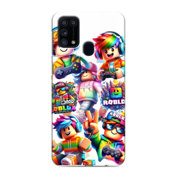 Силиконовый чехол на Samsung Galaxy M31 с принтом Roblox Роблокс Силиконовый чехол на Samsung Galaxy M31 с принтом Roblox Роблокс
