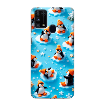 Силиконовый чехол на Samsung Galaxy M31 с принтом Новый год Силиконовый чехол на Samsung Galaxy M31 с принтом Новый год