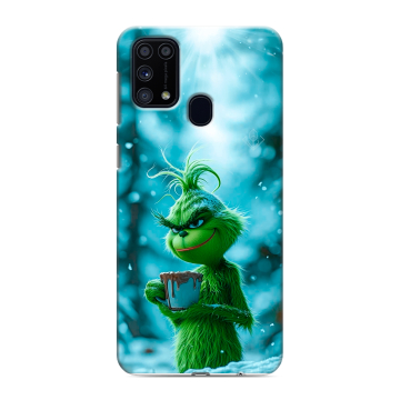 Силиконовый чехол на Samsung Galaxy M31 с принтом Новый год гринч Силиконовый чехол на Samsung Galaxy M31 с принтом Новый год гринч