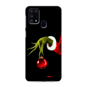 Силиконовый чехол на Samsung Galaxy M31 с принтом Новый год Гринч Силиконовый чехол на Samsung Galaxy M31 с принтом Новый год Гринч
