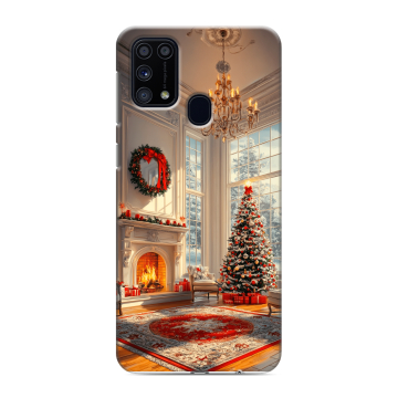 Силиконовый чехол на Samsung Galaxy M31 с принтом Новый год Силиконовый чехол на Samsung Galaxy M31 с принтом Новый год