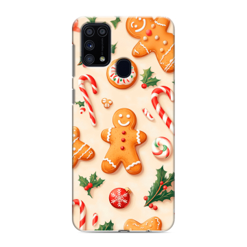 Силиконовый чехол на Samsung Galaxy M31 с принтом Новый год Силиконовый чехол на Samsung Galaxy M31 с принтом Новый год