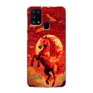 Силиконовый чехол на Samsung Galaxy M31 с принтом Новый год Силиконовый чехол на Samsung Galaxy M31 с принтом Новый год