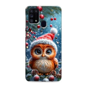 Силиконовый чехол на Samsung Galaxy M31 с принтом Новый год Силиконовый чехол на Samsung Galaxy M31 с принтом Новый год