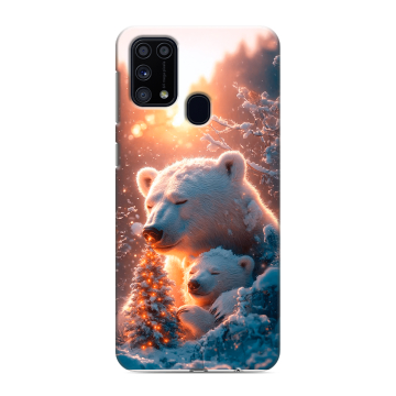 Силиконовый чехол на Samsung Galaxy M31 с принтом Новый год Силиконовый чехол на Samsung Galaxy M31 с принтом Новый год