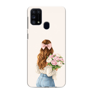 Силиконовый чехол на Samsung Galaxy M31 с принтом женский Силиконовый чехол на Samsung Galaxy M31 с принтом женский