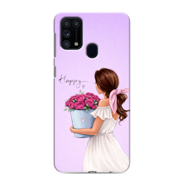 Силиконовый чехол на Samsung Galaxy M31 с принтом женский Силиконовый чехол на Samsung Galaxy M31 с принтом женский