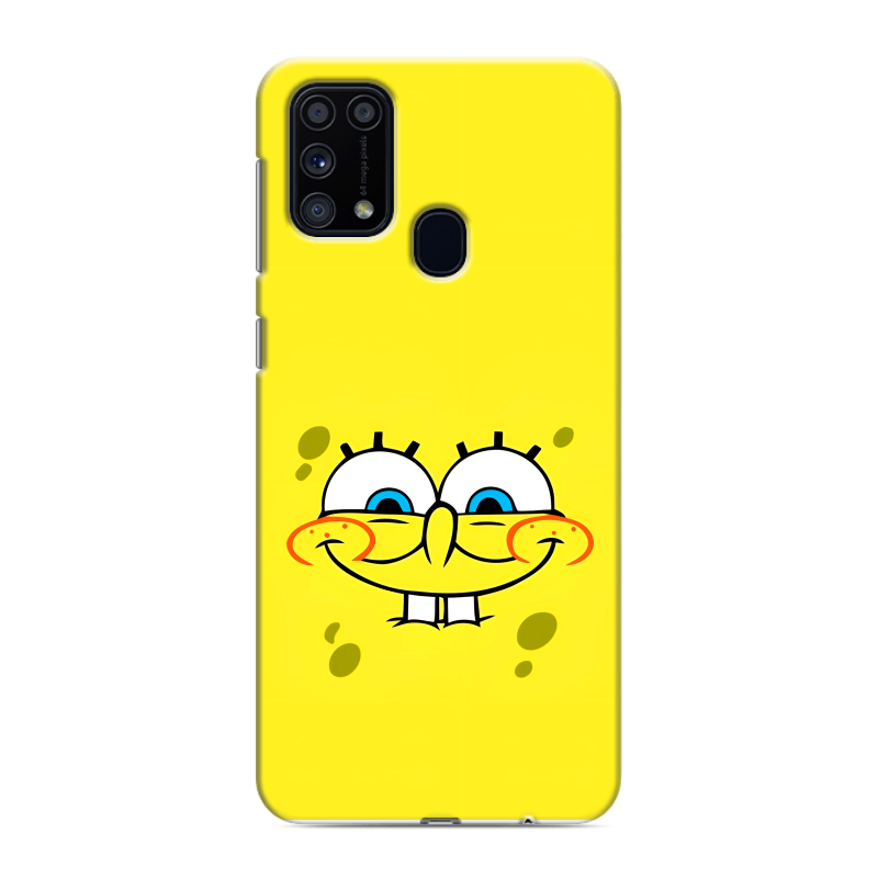 Силиконовый чехол на Samsung Galaxy M31 с принтом спанчбоб спанч боб Силиконовый чехол на Samsung Galaxy M31 с принтом спанчбоб спанч боб