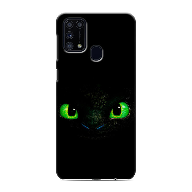 Силиконовый противоударный чехол на Samsung Galaxy M31 с принтом Как приручить дракона Силиконовый противоударный чехол на Samsung Galaxy M31 с принтом Как приручить дракона