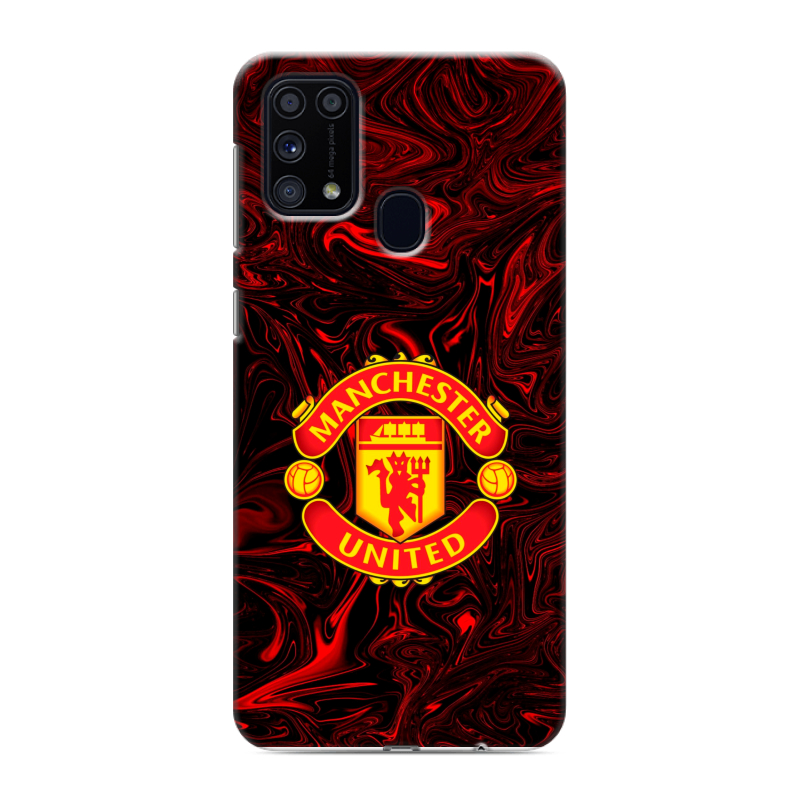 Силиконовый чехол на Samsung Galaxy M31 с принтом Manchester United Силиконовый чехол на Samsung Galaxy M31 с принтом Manchester United