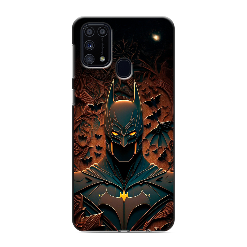 Силиконовый противоударный чехол на Samsung Galaxy M31 с принтом Batman Бэтмен Силиконовый противоударный чехол на Samsung Galaxy M31 с принтом Batman Бэтмен