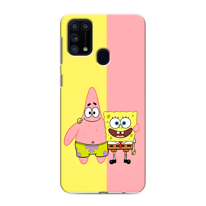 Силиконовый чехол на Samsung Galaxy M31 с принтом Спанч боб Спанчбоб Силиконовый чехол на Samsung Galaxy M31 с принтом Спанч боб Спанчбоб