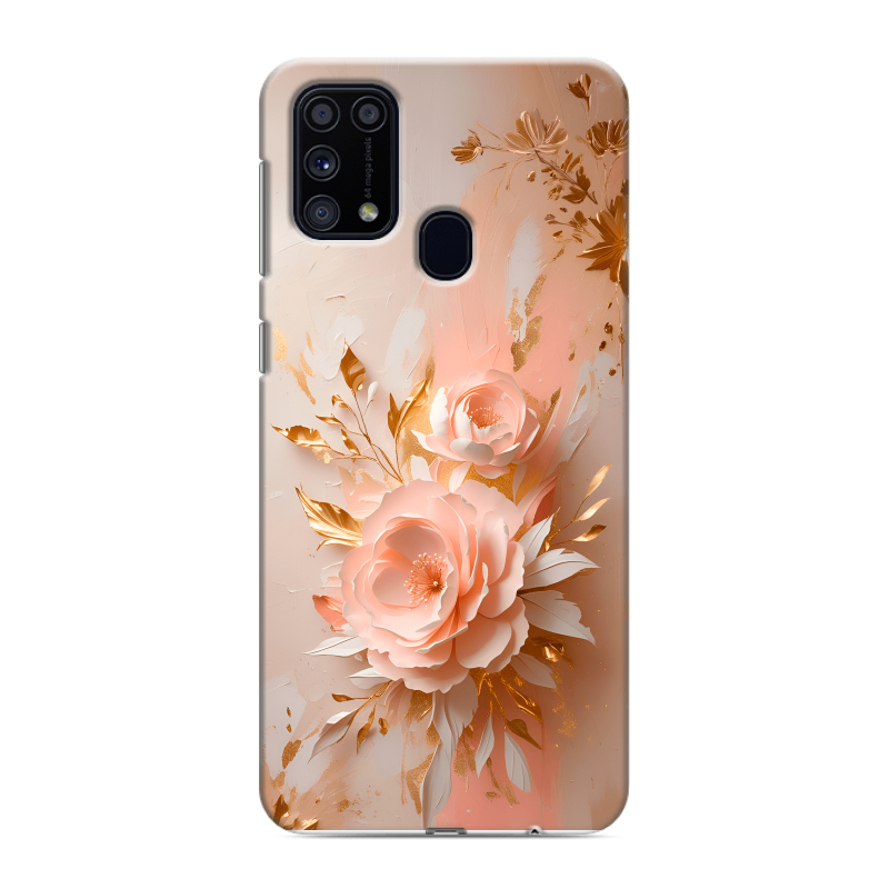 Силиконовый противоударный чехол на Samsung Galaxy M31 с принтом женский Силиконовый противоударный чехол на Samsung Galaxy M31 с принтом женский