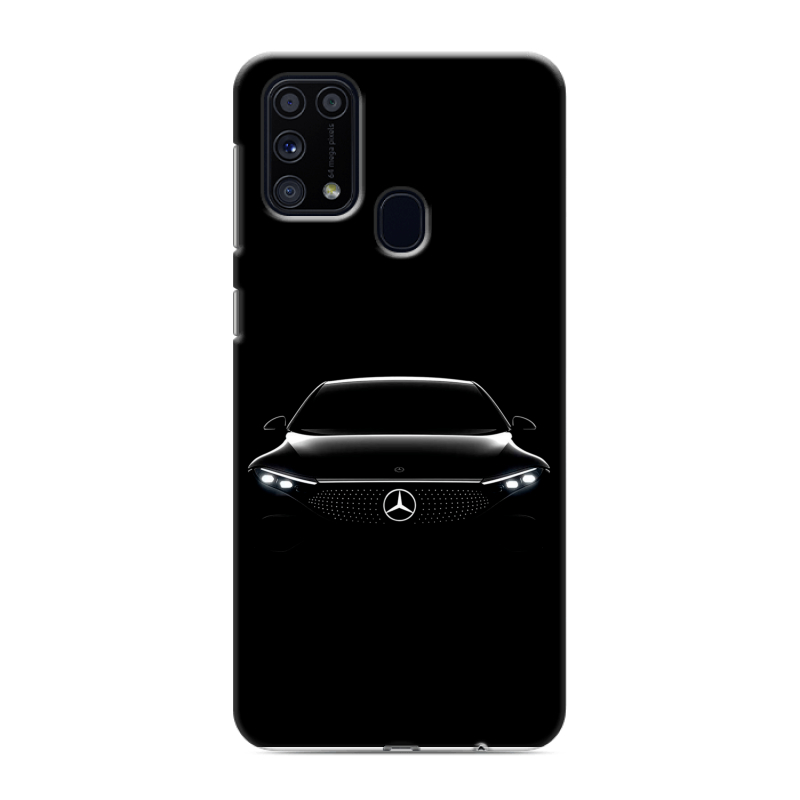 Силиконовый чехол на Samsung Galaxy M31 с принтом Mercedes Мерседес Силиконовый чехол на Samsung Galaxy M31 с принтом Mercedes Мерседес