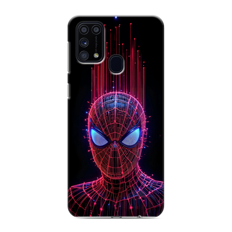 Силиконовый чехол на Samsung Galaxy M31 с принтом Spiderman Человек паук Силиконовый чехол на Samsung Galaxy M31 с принтом Spiderman Человек паук