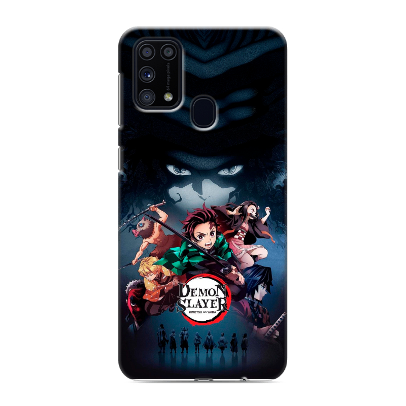 Силиконовый противоударный чехол на Samsung Galaxy M31 с принтом Demon Slayer Клинок рассекающий демонов Силиконовый противоударный чехол на Samsung Galaxy M31 с принтом Demon Slayer Клинок рассекающий демонов