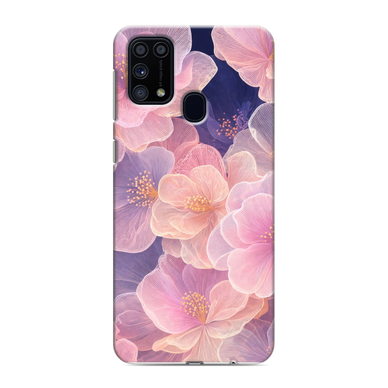 Силиконовый противоударный чехол на Samsung Galaxy M31 с принтом женский Силиконовый противоударный чехол на Samsung Galaxy M31 с принтом женский