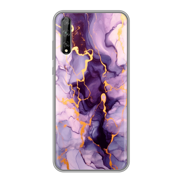 Силиконовый чехол на Huawei Y8p с принтом Мрамор Силиконовый чехол на Huawei Y8p с принтом Мрамор