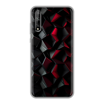 Силиконовый чехол на Huawei Y8p с принтом Абстракция Силиконовый чехол на Huawei Y8p с принтом Абстракция