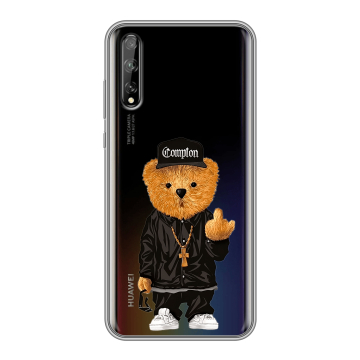 Силиконовый чехол на Huawei Y8p с принтом Мишка Силиконовый чехол на Huawei Y8p с принтом Мишка