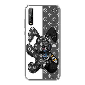 Силиконовый чехол на Huawei Y8p с принтом Луи робот Силиконовый чехол на Huawei Y8p с принтом Луи робот