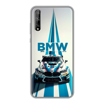 Силиконовый чехол на Huawei Y8p с принтом БМВ BMW Силиконовый чехол на Huawei Y8p с принтом БМВ BMW