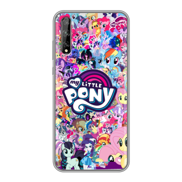 Силиконовый чехол на Huawei Y8p с принтом My little pony Дружба чудо Силиконовый чехол на Huawei Y8p с принтом My little pony Дружба чудо