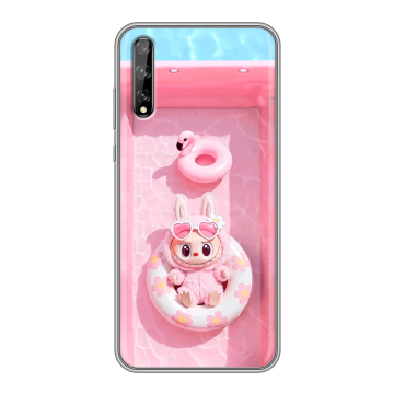 Силиконовый чехол на Huawei Y8p с принтом Labubu Лабубу Силиконовый чехол на Huawei Y8p с принтом Labubu Лабубу