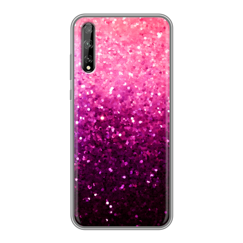 Пластиковый чехол на Huawei Y8p с принтом Блестки Пластиковый чехол на Huawei Y8p с принтом Блестки