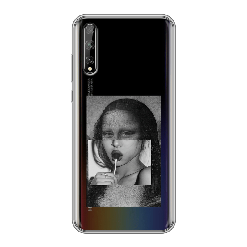 Пластиковый чехол на Huawei Y8p с принтом Мона Лиза Пластиковый чехол на Huawei Y8p с принтом Мона Лиза