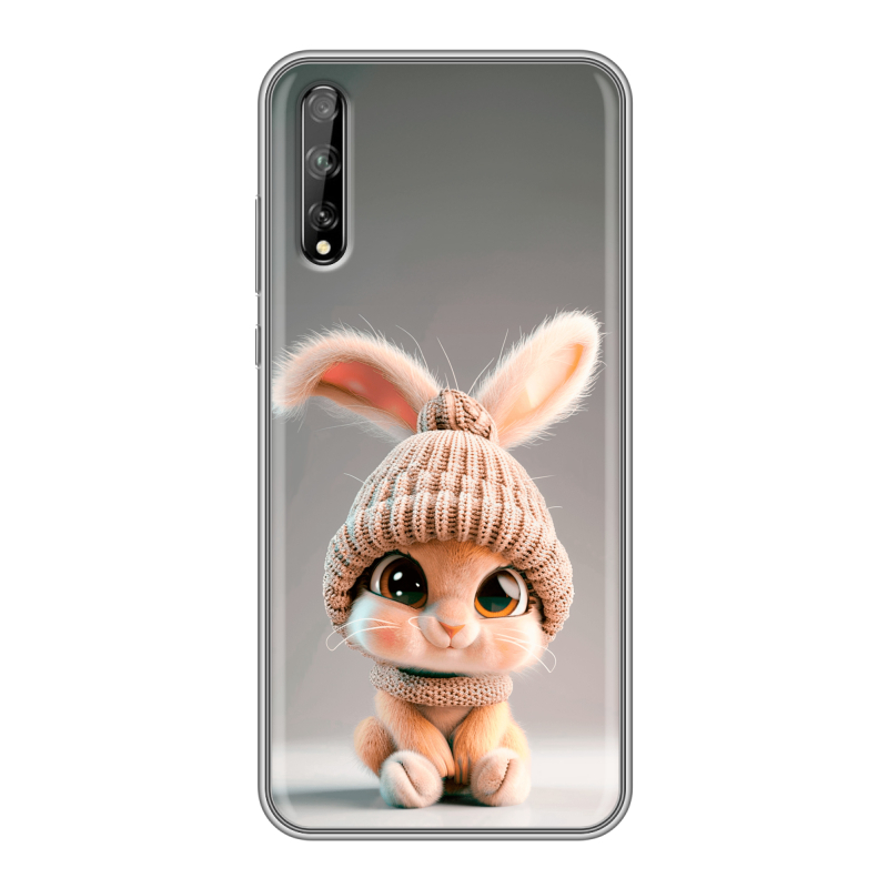 Пластиковый чехол на Huawei Y8p с принтом Кролик Пластиковый чехол на Huawei Y8p с принтом Кролик