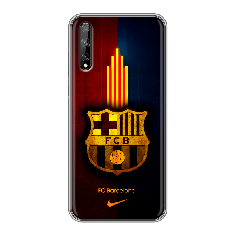 Силиконовый чехол на Huawei Y8p с принтом Барселона Barcelona Силиконовый чехол на Huawei Y8p с принтом Барселона Barcelona
