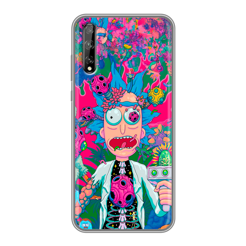 Силиконовый чехол на Huawei Y8p с принтом Рик и Морти Rick Morty Силиконовый чехол на Huawei Y8p с принтом Рик и Морти Rick Morty