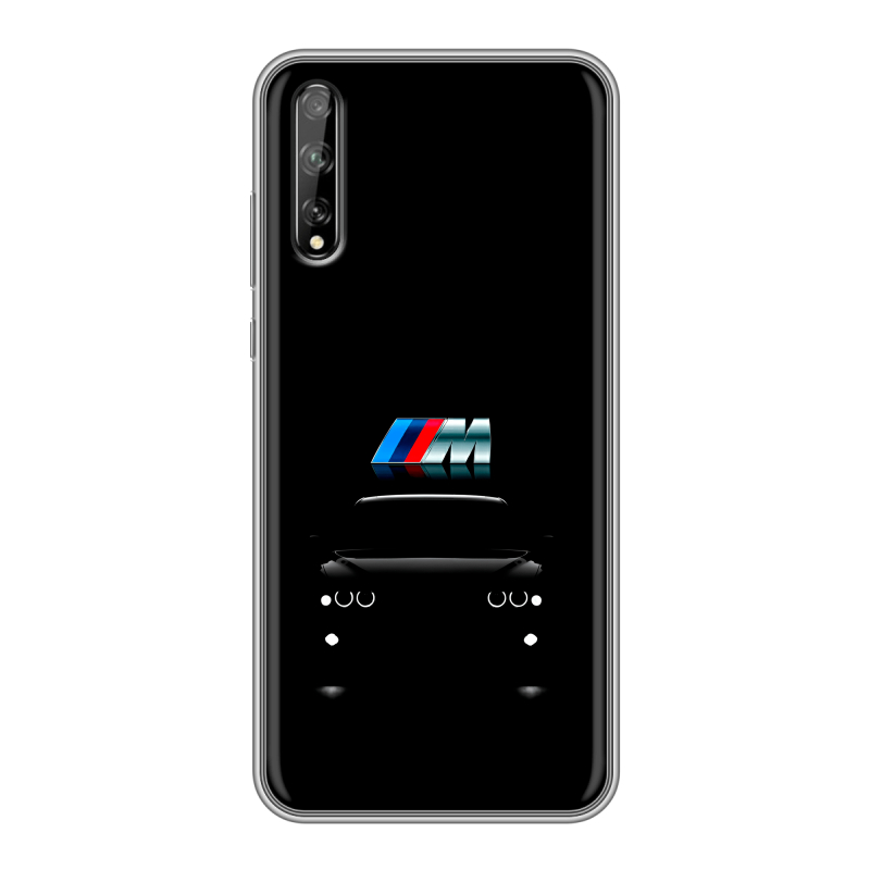 Пластиковый чехол на Huawei Y8p с принтом БМВ BMW Пластиковый чехол на Huawei Y8p с принтом БМВ BMW