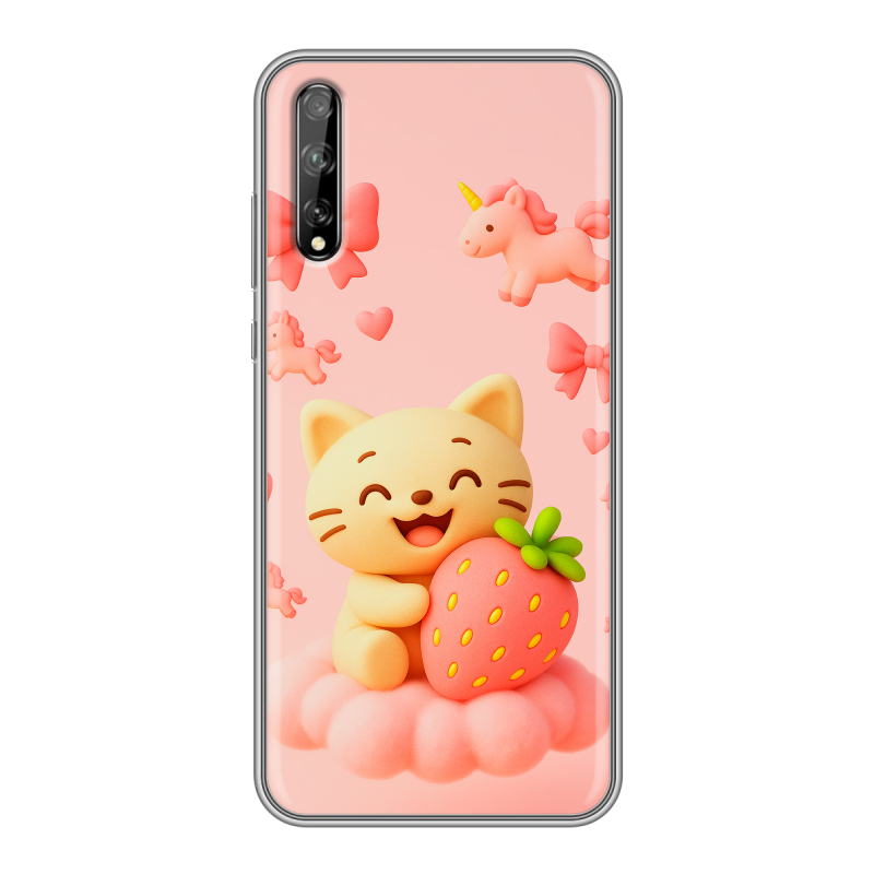 Пластиковый чехол на Huawei Y8p с принтом для девочек Пластиковый чехол на Huawei Y8p с принтом для девочек