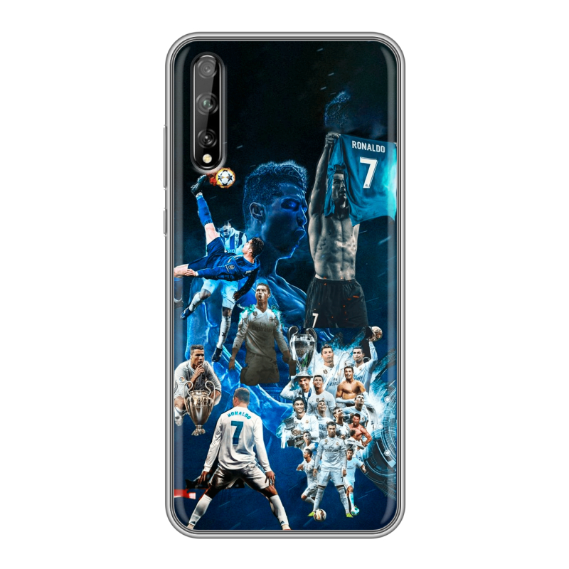Пластиковый чехол на Huawei Y8p с принтом Реал Роналдо Пластиковый чехол на Huawei Y8p с принтом Реал Роналдо